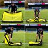 FORZA Aluminum POD Soccer Goals | PRO ALU50 Folding Soccer Goal - Fold-Away & Freestanding Target Goals - x4 Sizes and x9 Colors (Yellow, 4ft x 2.5ft) view 4