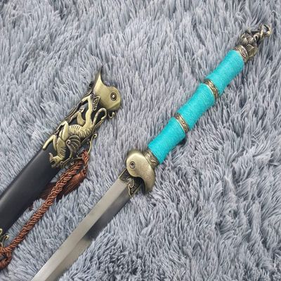 Custom Handmade Damascus Steel Handmade Chinese Eight Trigrams Tai chi Sword Sharp Blade
