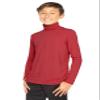 Boy's Oh So Soft Turtleneck Red Small view 1