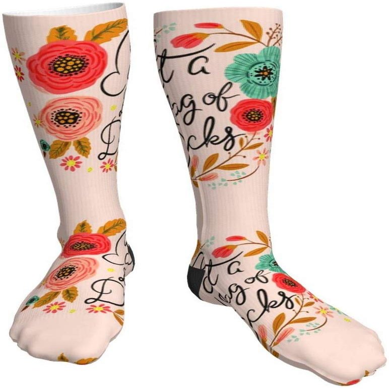 Eat A Bag of Dicks Athletic Tube Stockings Women's Men's Classics Knee High Socks Sport Long Sock One Size