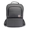 Carhartt Insulated 24 Can Two Compartment Cooler Backpack, Backpack with Fully-Insulated Cooler Base, Gray view 1