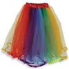 Beistle Rainbow Tutu Skirt Polyester Fabric Tulle, One Size, Red/Orange/Yellow/Green/Blue/Purple view 1