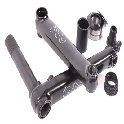 KHEbikes 22 BMX Crank Set 48T MID BB CrMo 22mm Hollow axle Laser Logo 1.80lbs