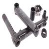 KHEbikes 22 BMX Crank Set 48T MID BB CrMo 22mm Hollow axle Laser Logo 1.80lbs view 1