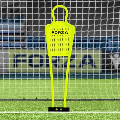 NWS Forza Soccer Free Kick Training Mannequin [Mini/Junior/Senior] | Durable PVC Soccer Dummies with Steel Ground Spikes - Optional Carry Bag