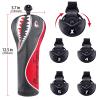 Craftsman Golf Flying Tiger Warshark Golf Club Cover Headcover for Woods and Driver Hybrids view 3