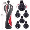 Craftsman Golf Flying Tiger Warshark Golf Club Cover Headcover for Woods and Driver Hybrids view 4