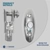 Five Oceans FO1529-M2 Marine Bimini Top Quick Release 90 Degree Swivel Deck Hinge, Heavy Duty AISI316 Stainless Steel, Ideal for Pontoon, Fishing, Ski Boats, 2-Pack view 3