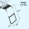 Springfree Trampoline Adjustable Ladder w/ Child Safety Lock, 3-Level Height, FlexrStep V2 view 2