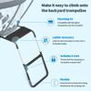 Springfree Trampoline Adjustable Ladder w/ Child Safety Lock, 3-Level Height, FlexrStep V2 view 3