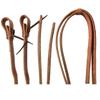 Saddles & Such New 1" x 8' Herman Oak Leather Split Reins with Water Loops view 2