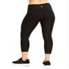 Sweat Shaper Women's Sauna Leggings Compression High Waist Yoga Pants Thermo Sweat Capris (Black, 4X-Large) view 4