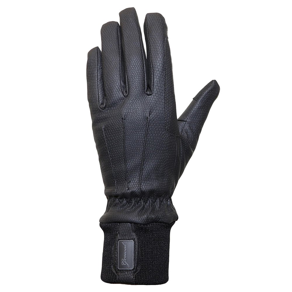 Taj Winter Ladies Synthetic Leather Equestrian Horse Riding Gloves, Black sz 7 Med