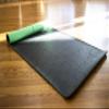 Jiaren Yoga Professional Yoga Mat w/ Alignment Lines - Non-Slip , Shock Absorbing & - 1/4 inches Thick Exercise & Fitness Mat - Green , Large view 3