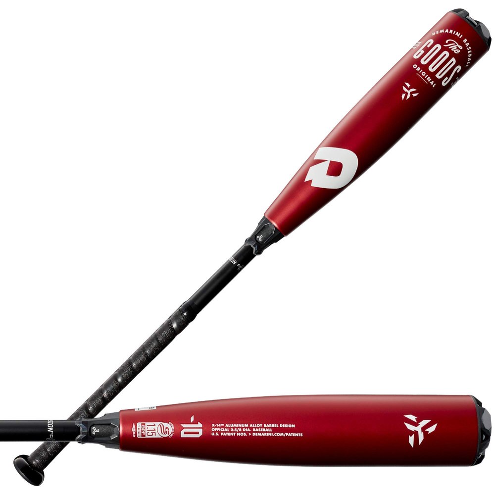 DeMarini The Goods (-10) USSSA Baseball Bat-2 3/4" Barrel - 30"/20oz, Black, WTDXGBZ 2030-21