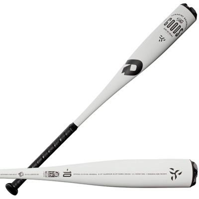 DeMarini The Goods One Piece (-10) USSSA Baseball Bat - 2 3/4"" Barrel - 31""/21oz, Black (WTDXGOZ 2131-21)