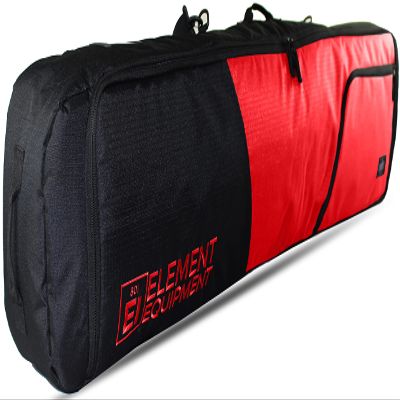 Element Equipment Deluxe Padded Snowboard Bag - Premium High End Travel Bag Red Ripstop 165