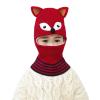 Cartoon Winter Hats Ski Cap for Girls Boys Windproof Fleece Lined Trapper Hat with Earflap Face Warmer (Fox Red, for Kids 2-5 Y) view 2