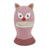 Cartoon Winter Hats Ski Cap for Girls Boys Windproof Fleece Lined Trapper Hat with Earflap Face Warmer (Fox Pink, for Kids 2-5 Y) view 1