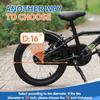 LEICHTEN Bike Kickstand for 16-20 Inch Wheel Bicycle, Adjustable Bicycle Kickstand for Kids Bike, Center Mount Aluminum Alloy Kids Bikes Kickstand for Sports Bike, Mountain Bike, Road Bicycle (Black) view 3