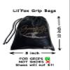 LIL'FOX 8"x10" Drawstring Gymnastics SMALL GRIP BAG 26x20cm | Lightweight Bag for Personal Equipment | Shiny Foil Rhinestones view 3