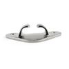 Marine Grade Stainless Steel 316 4-1/4"(108mm) Boat Straight Bow Chocks Yacht Deck Dock Mooring Rope Cleat Chock2PCS view 4