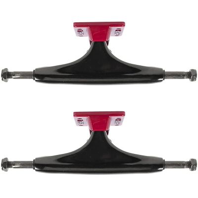 Tensor Skateboard Trucks Alloys Black/Red 5.25 (8.0" Axle) Set of 2