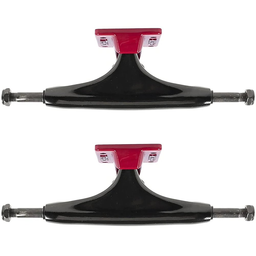 Tensor Skateboard Trucks Alloys Black/Red 5.25 (8.0" Axle) Set of 2