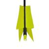 ZSHJGJR 12pcs Archery 30 Inch Target Flu-Flu Arrows Spine 400 Mix Carbon Arrows Hunting Target Arrows with 4 Feathers 100 Grain Judo Arrowheads for Hunting Shooting (Yellow Arrow+Judo Blunt Tip) view 4