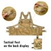 Akmax.cn MT Tactical MOLLE Adjustable Chest Rig Vest with Leg Pack Lightweight Military Vest for Men, OCP Camouflage view 4