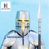 Nautical-Mart Metallic Full Body Armour Suit | Combat Wearable Full Body Steel Costume LARP & Stage Dramas Act Body Costumes (Armor With Stand) view 2