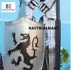 Nautical-Mart Metallic Full Body Armour Suit | Combat Wearable Full Body Steel Costume LARP & Stage Dramas Act Body Costumes (Armor With Stand) view 4