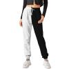Andongnywell Womens Yoga Pants Wide Leg Sweatpants Bootleg Pants with Muti Pockets Comfy Drawstring Lounge (Black,X-Large) view 3
