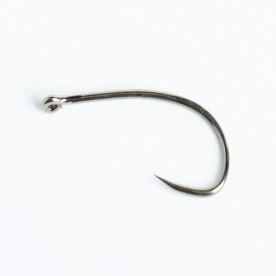 Blue Wing Olive BWO COMP 370 Barbless Stonefly Natural Bend Fly Hooks- 25 Pack (#6)