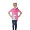 HyFASHION Childrens/Kids Unicorn T-Shirt (3-4 Years) (Pink/Navy) view 1