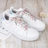 5Chaos Japanese Floral Shoelaces, Sakura Printed Plant Shoe Laces for Women Kids Girls, Fun Colorful Shoestring with Aglets 1Pair (55", 140CM) view 3