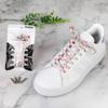5Chaos Japanese Floral Shoelaces, Sakura Printed Plant Shoe Laces for Women Kids Girls, Fun Colorful Shoestring with Aglets 1Pair (51", 130CM) view 2
