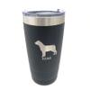 Custom Tumbler Choose Your Pet Breed 20oz Double Wall Insulated 9 Colors (Rottweiler) view 1