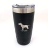 Custom Tumbler Choose Your Pet Breed 20oz Double Wall Insulated 9 Colors (Bull Terrier) view 1