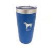 Custom Tumbler Choose Your Pet Breed 20oz Double Wall Insulated 9 Colors (Pit Bull) view 1