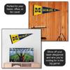 College Flags & Banners Co. Michigan Team University Wolverines Go Blue Pennant view 3