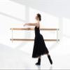 Pro-Gymnastics Ballet Barre 12 FT Long Double Bar White 1.5 Diameter - Fixed Height Wall Mount Ballet Barre System Traditional Wood, Home or Studio Ballet Bar, Dance, Stretch Bar, Dancing/Stretching view 3