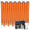 KINGRASP Multi Compound Golf Grips13 Grips Set,Soft Rubber Golf Clubs Grips, Anti-Slip Ecological Cotton Yarn Thread Technology,Midesize Standard Size,6 Colors Optional(Orange, Standard) view 1