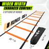 YES4ALL Agility Ladder - 8 rungs - Orange view 2