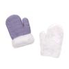 Hats and Glove Set Kids Girls Toddler Baby Winter Hat Mitten Knit Earflap Beanie Warm Fleece Cap Violet Blue view 3