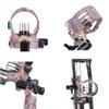MILAEM Archery Compound Bow Sight 5 Pin 0.019" Fiber Optics Bow Sight with LED Sight Light for Right Hand and Left Hand (Camo) view 3