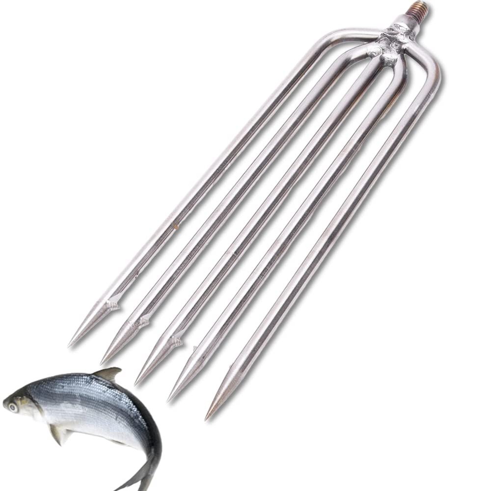 Taidda- 8Mm Thread Fishing Spear, Universal Matching Fishing Gig, 21X6.5X1.2Cm Frog Salmon for EEL Fish