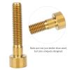 2pcs Stem Screws Stem Bolts Screw Alloy M6x30mm for Road Bike(Gold) view 4