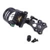 ZSHJGJR Archery 5 Pin Bow Sight 0.019 Optical Fiber Sight for Compound Bow Hunting Shooting Aim Sighting (Black) view 1