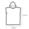 CALIDAKA Surf Poncho Changing Robe with Hood Changing Towel Poncho Robe Thick Quick Dry Microfiber Wetsuit Changing Towel for Surfing Beach Swim Outdoor Sports view 3